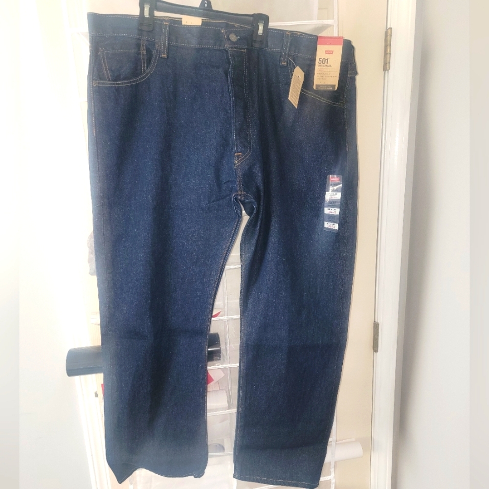 Levi's Men's 501 Original Fit Stretch Straight Leg Jeans - 00501-2331 Size 42x30